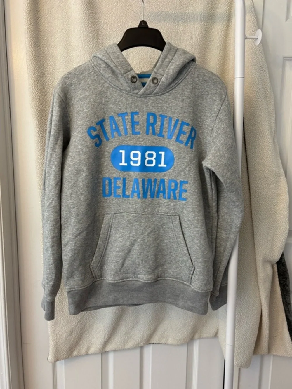 H&M Gray & Blue State River 1981 D
Hoodie Sweatshirt Size 14 Years Cotton - Picture 8 of 12
